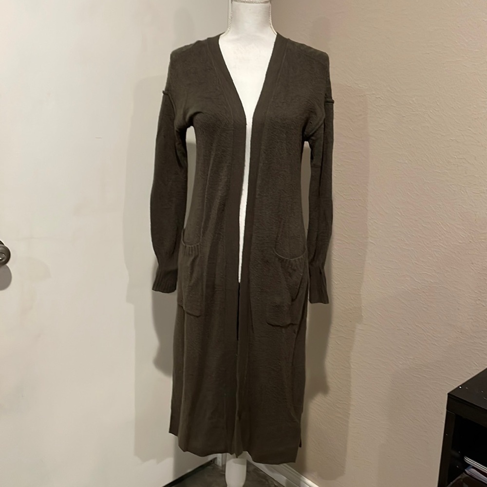 London Kay Long Open Cardigan- XS